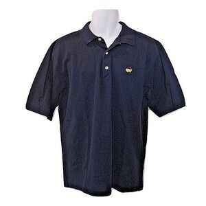 Augusta Masters National Polo Golf Shirt Golf Shop Black Mens Size L